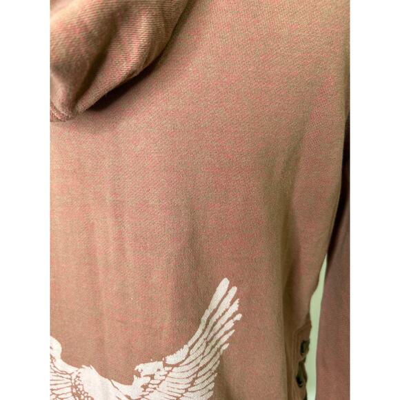 Eight Sin World Tour 1978 Rose Pink Double Zip Hooded Sweatshirt NWT Italy - Picture 7 of 10